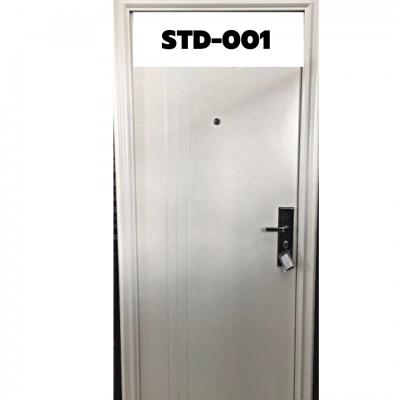 ประตูเหล็กนิรภัย STD-001 WHITE/RIGHT/OUTSIDE