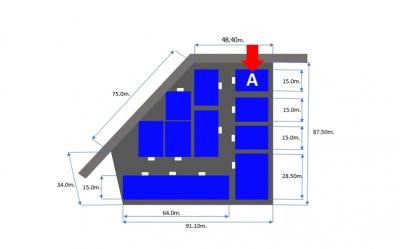 R16A โกดังสำเร็จรูปให้เช่านิคมอุตสาหกรรม บางเพรียง300 ตรม