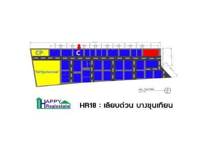 R18C โกดังให้เช่า เลียบด่วน บางขุนเทียน 300 ตรม.