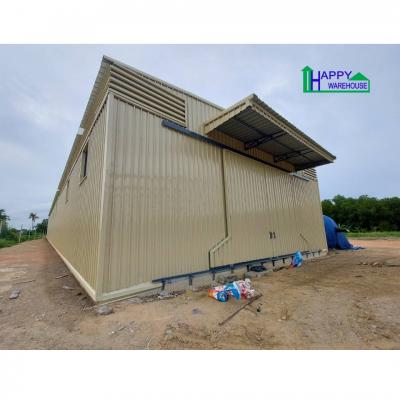 ผลงานโกดังสำเร็จรูป HW-C ขนาด 15x60x6 เมตร