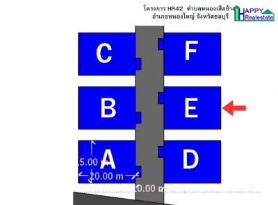 R42E โกดังสำเร็จให้เช่า ต.หนองเสือ อ.หนองใหญ่ จ.ชลบุรี