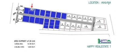 R07D2 โกดังสำเร็จรูปให้เช่า คลองขุด 100 ตรม.